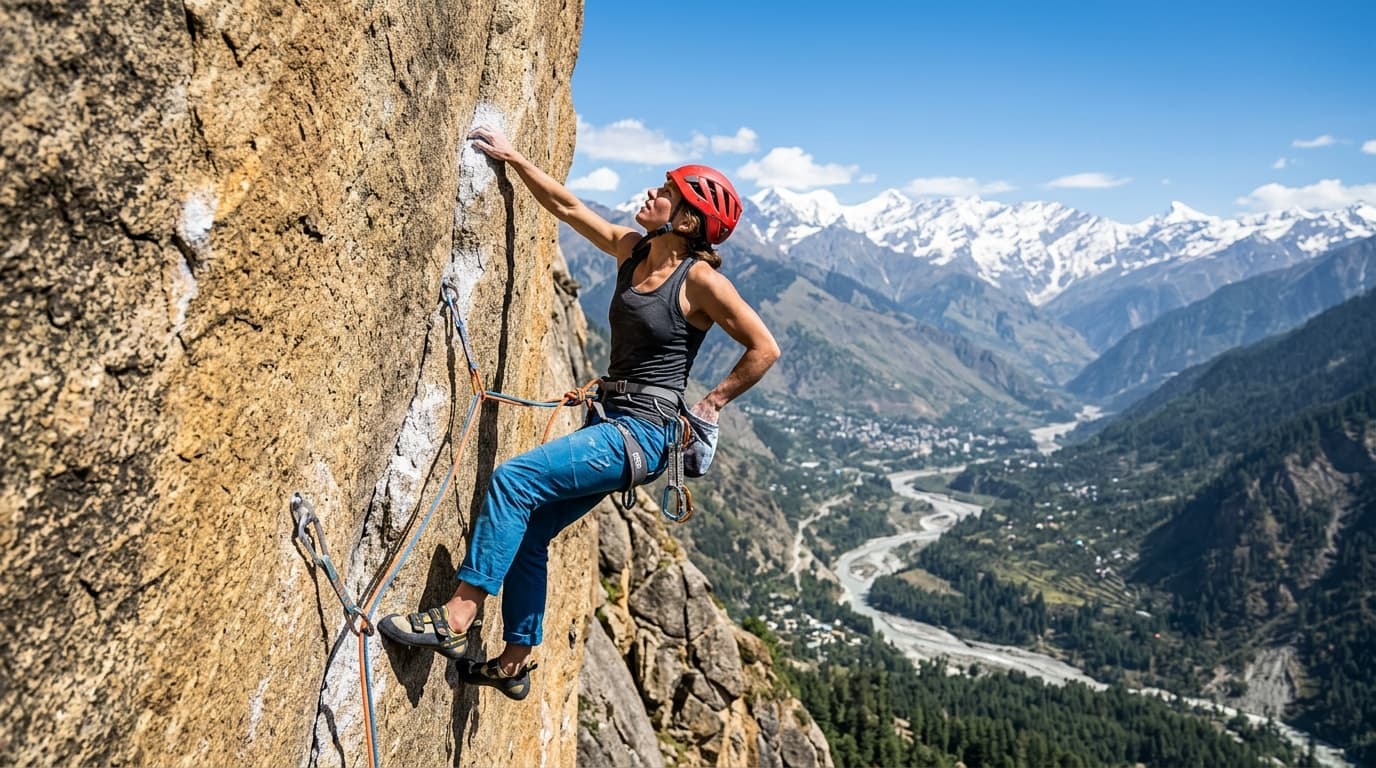 Himalayan Natural Rock Climbing & Bouldering Clinic - Full Day Clinic with cravel.in